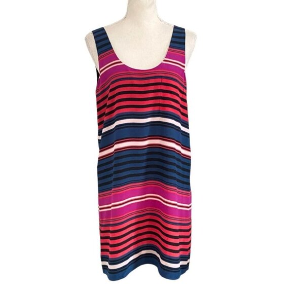 JOIE DAWNA 100% SILK STRIPED TANK SHIFT DRESS - XS - Picture 3 of 10